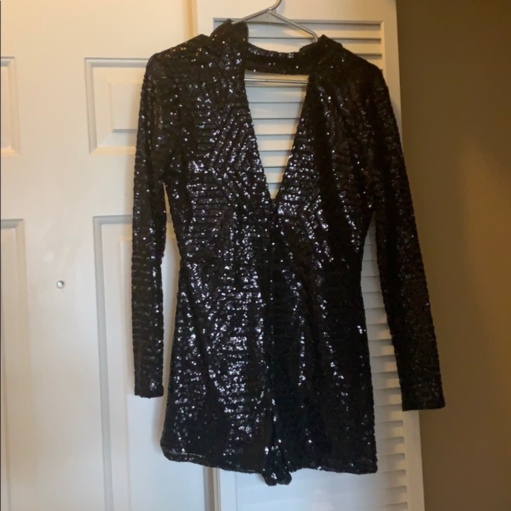 Sequin romper